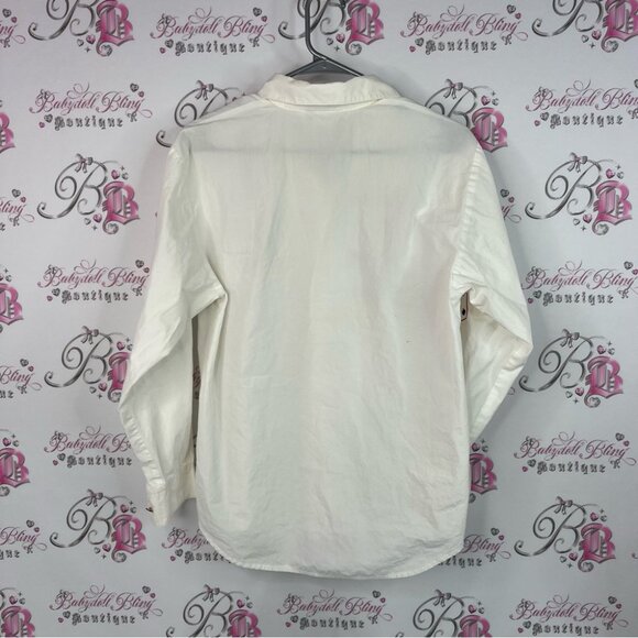 Como studio button up casino π° cards White Shirt with Red and Black Accents - Picture 2 of 8